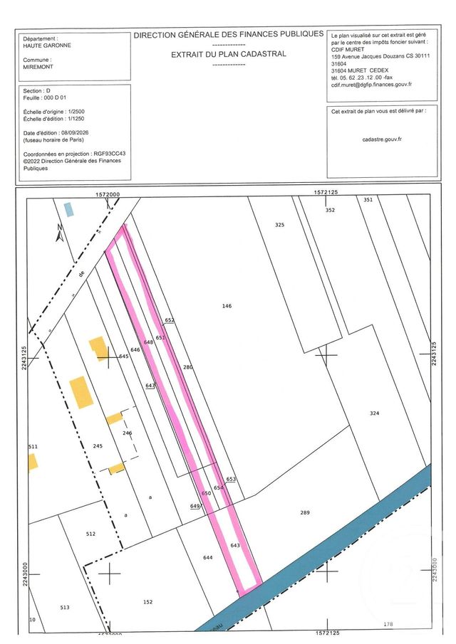 terrain à vendre - 3575.0 m2 - MIREMONT - 31 - MIDI-PYRENEES - Century 21 Act Immobilier
